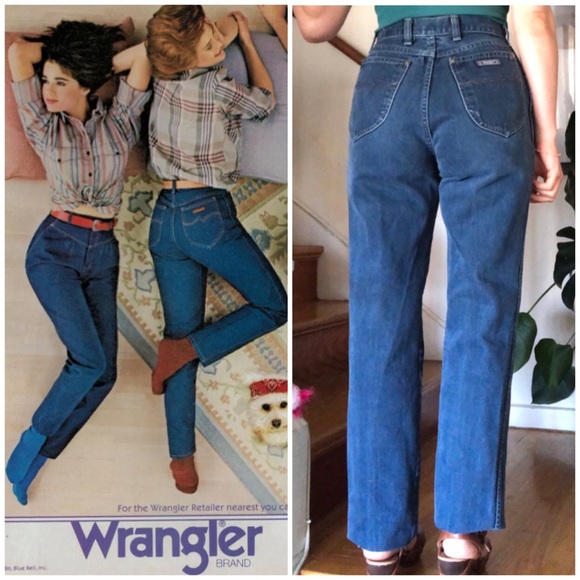 Wrangler Denim - Vintage Wrangler 70s High Waisted Mom Jeans 26